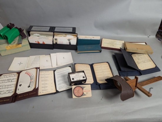 Vintage Optical Medical Stereoviews Training Equipment Collection