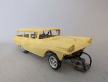 Vintage Custom-Built 1958 Ford Ranch Wagon Slot Car with Tested Pittman DC Motor