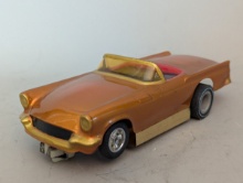 Vintage 1960s 1/24 Scale Ford Thunderbird Slot Car Tested and Working