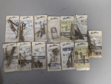 Collection of Vintage Kemtron NOS Slot Car Chassis Kits from 1960s for Collectors and Builders
