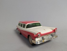 Vintage 1957 Ford Station Wagon Friction Toy Car Rare Collectible Bandai