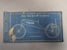 The Aero Car DIY Blueprint Plans Booklet Early 20th Century Automobilia