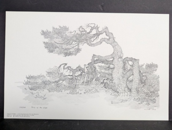 Tsuyoshi Mat Matsumoto Song of the West Limited Edition Print 123/200 Art Collectible