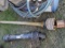 Yellow PTO tedder shaft