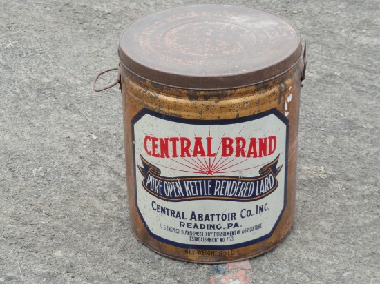Central Brand tin