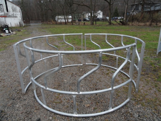 New round bale feeder