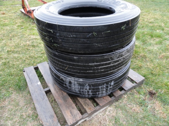 295/75R225 steer tires