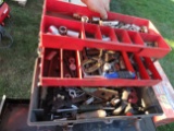Gray tool box full