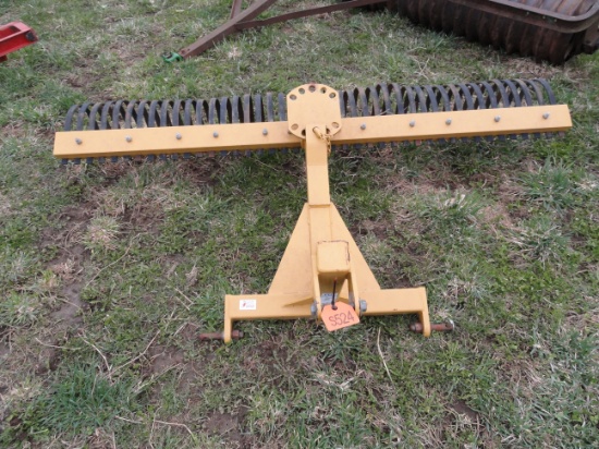 Country line 3pt 7ft stone rake