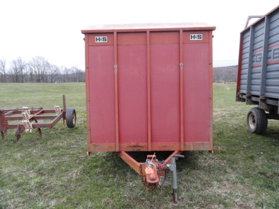 2005 14ft H & S Steel cattle trailer.  Has original certificate of orgin (NO TITLE)