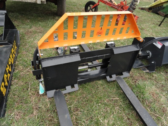 NEW - Wolverine 48" quick attach hydraulic pallet forks