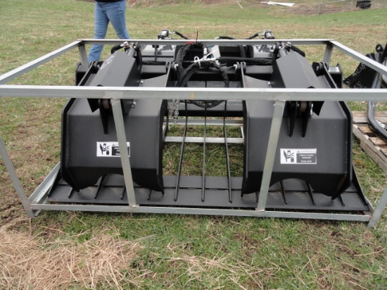 NEW - 72" quick attach rock grapple