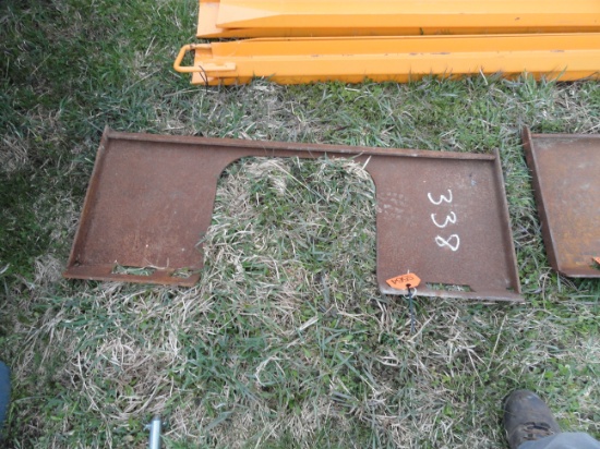 Quick attach weld on plate