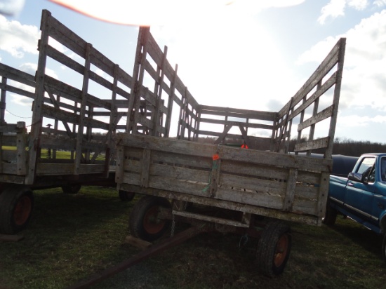 Wooden 9 x 18 hay wagon