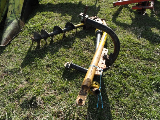 Leinbach 3pt post hole digger with 9" augur.