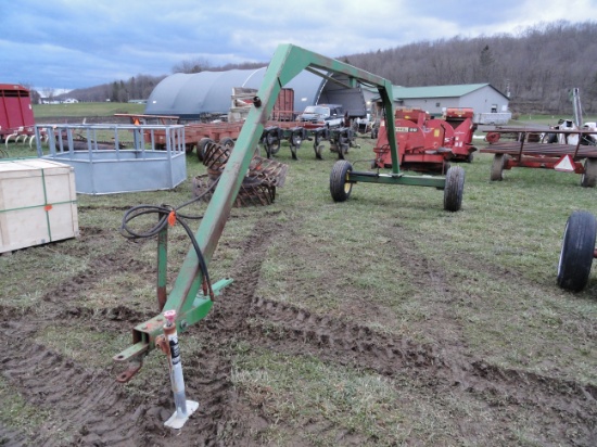 JD double rake hitch