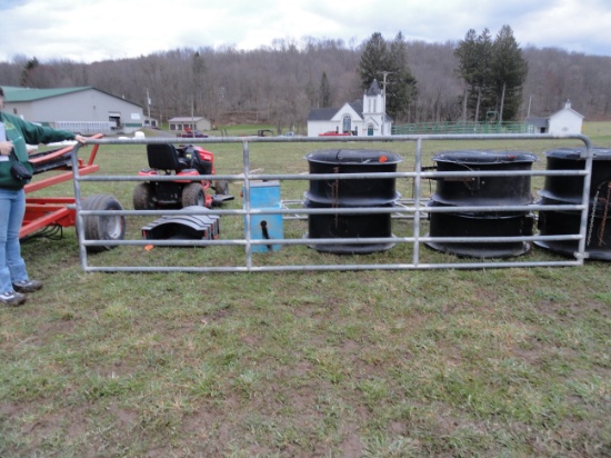15ft galvanized gate