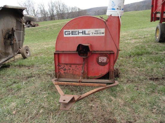 Gehl Hi-Throw blower