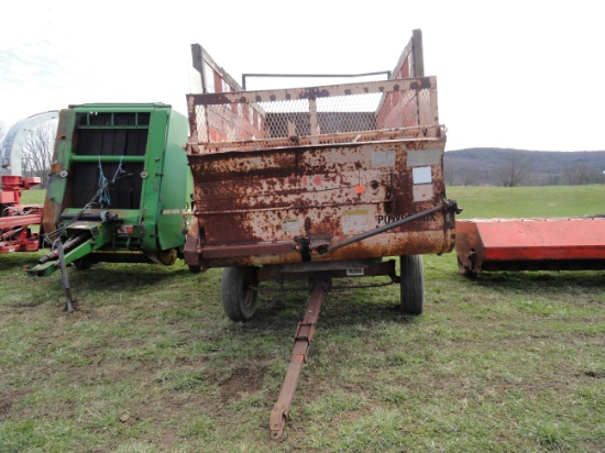 Kasten Self unloading wagon on an electric 5026 running gear