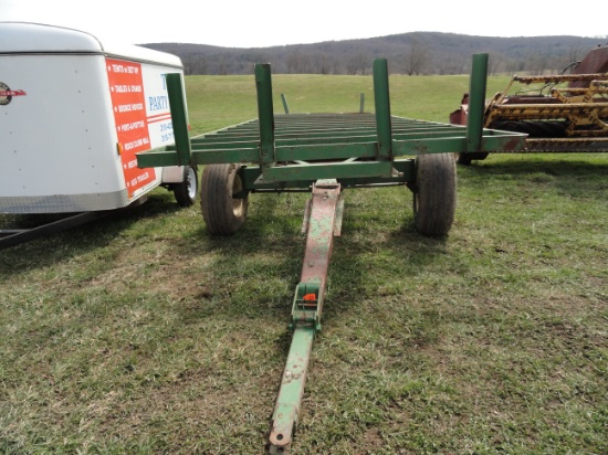 9X29 Round bale wagon on tandem gear