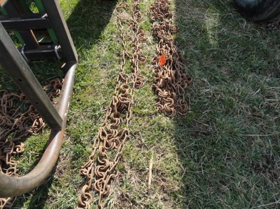 Double ring tractor chains