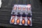 NEW - 1in by 15ft 4 pack ratchet straps