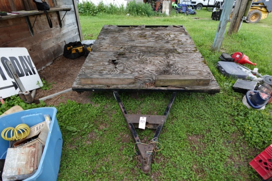 5 1/2 by 8ft snowmobile trailer