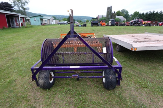 Rotary manure spreader