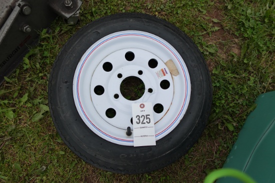 NEW - 4.80-12 tire on wheel
