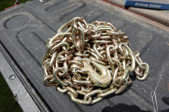 NEW - 5/16 20ft chain.  Hooks on both ends.  Grade 70