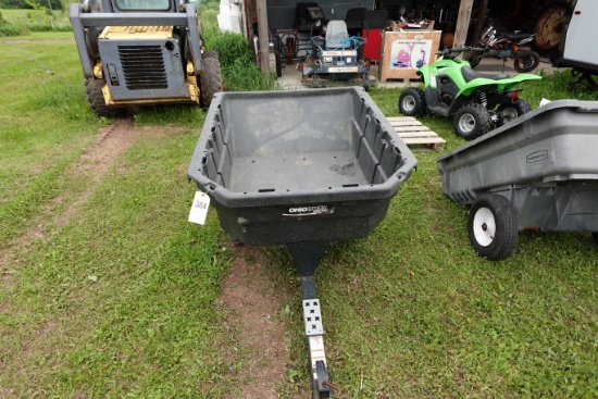 Ohio steel poly lawn dump cart