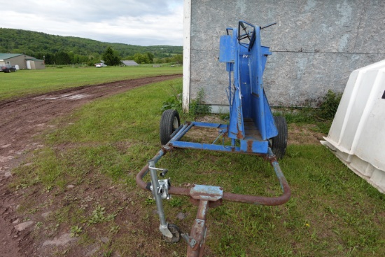 Prefert calf Shute on trailer