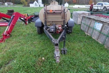 Trailer mount water tank