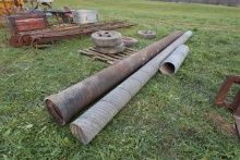 3 sections of pipe.