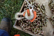 NEW - 5/16 20ft G80 gage chain