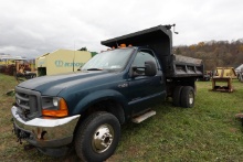 1999 Ford F350 dump truck. PAPERWORK IN THE OFFICE