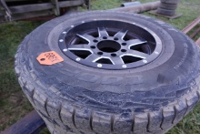 Set of 4 Cooper Adventure LT285/70R17 tires on fuel rims