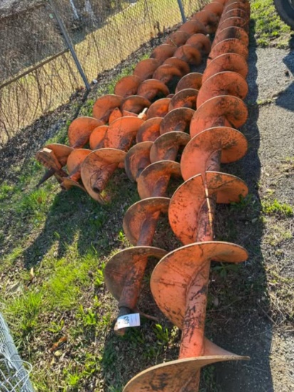 12 sections of borring bits