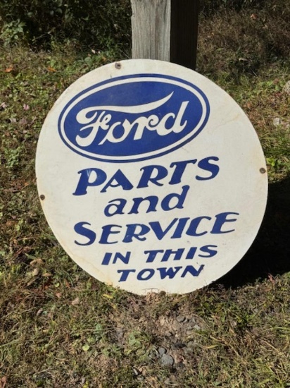 Round Ford Sign