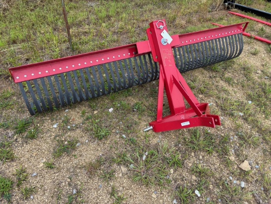 Tag # 2203 New 8' multi position 3pth root rake