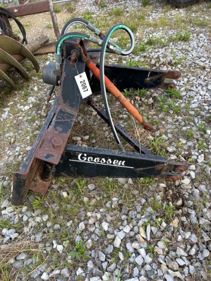 Tag # 2067skidsteer to 3pth converter
