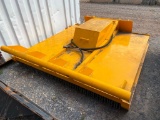 Severe Duty Skid Steer Brush Hog Attachment,...(72'', all made from 8mm,...except sides are