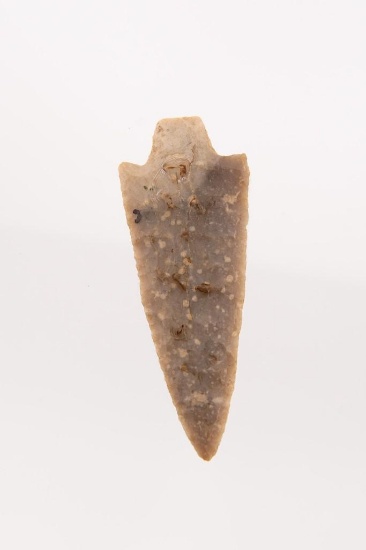 A 4" Archaic Stemmed Blade Found in Texas.
