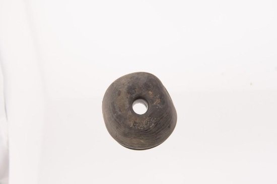 A 2-1/4" Diameter, Keeled Ball Bannerstone.