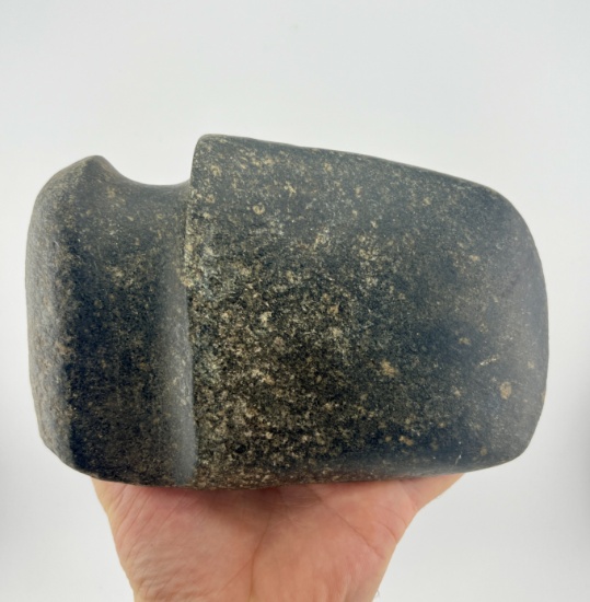 An Impressive 6-5/8", Three-Quarter-Grooved Axe