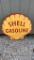 Metal Shell Gasoline Sign