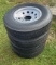 New 235/80R16 Tires And 8 Lug Trailer Rims