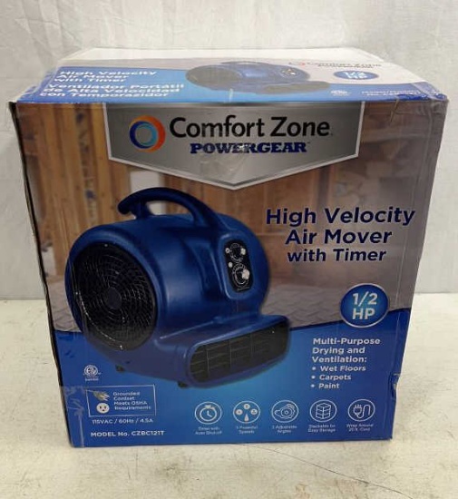 Comfort Zone High Velocity Air Mover