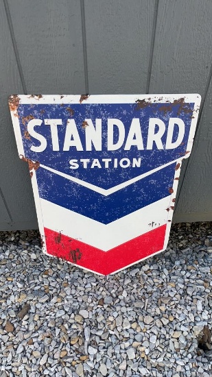 Metal Standard Station Sign