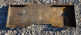 Blank Skid Steer Plate